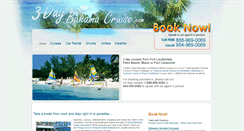 Desktop Screenshot of 3daybahamacruise.com